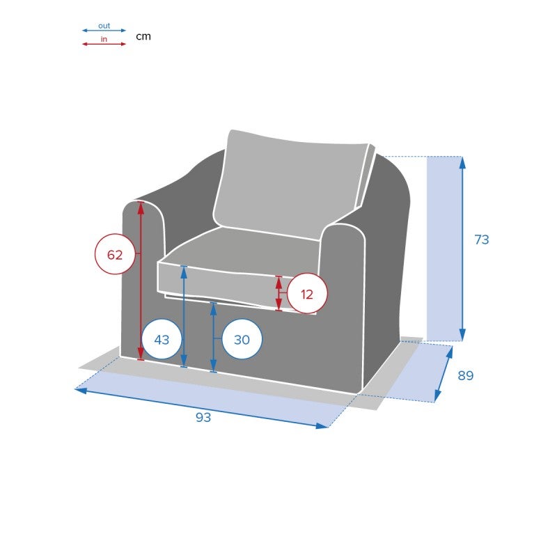 Fauteuil de salon de jardin Mooréa Savana - Hespéride - 5