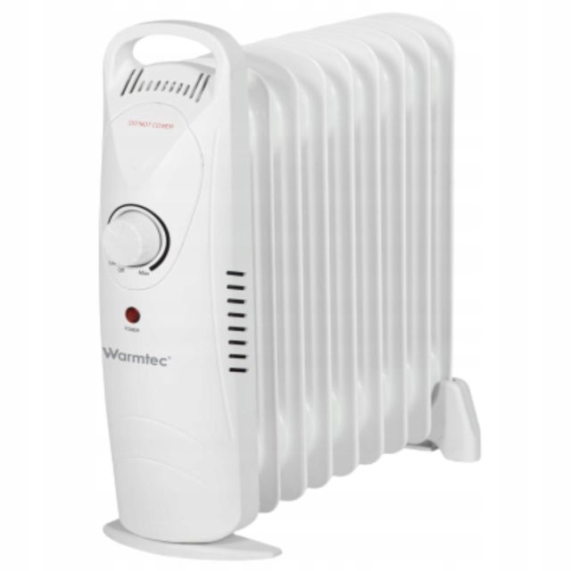 Grzejnik elektryczny olejowy 800W IPX0 biały Warmtec GOH-08M
