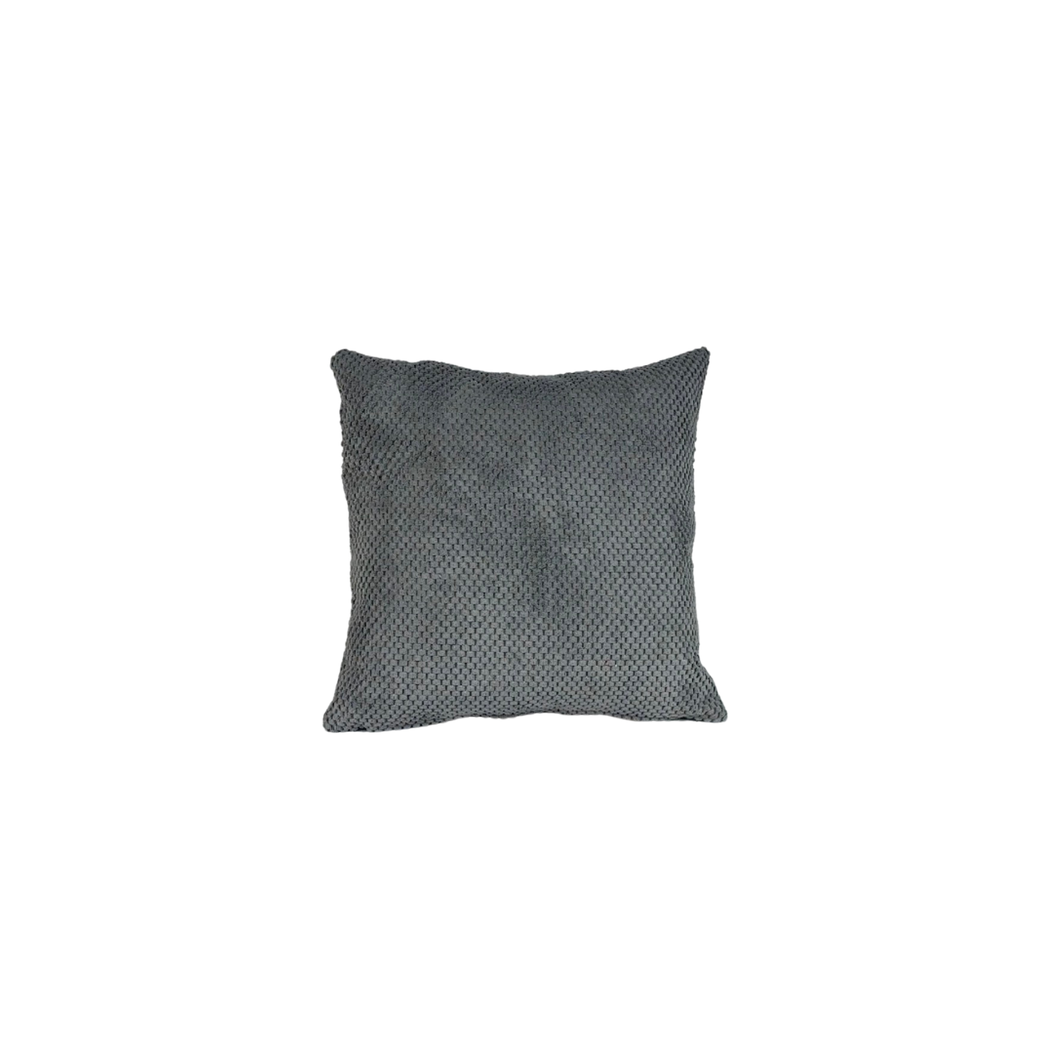 Poduszka ozdobna 40x40 Zefir dot Ciemny szary Velvet