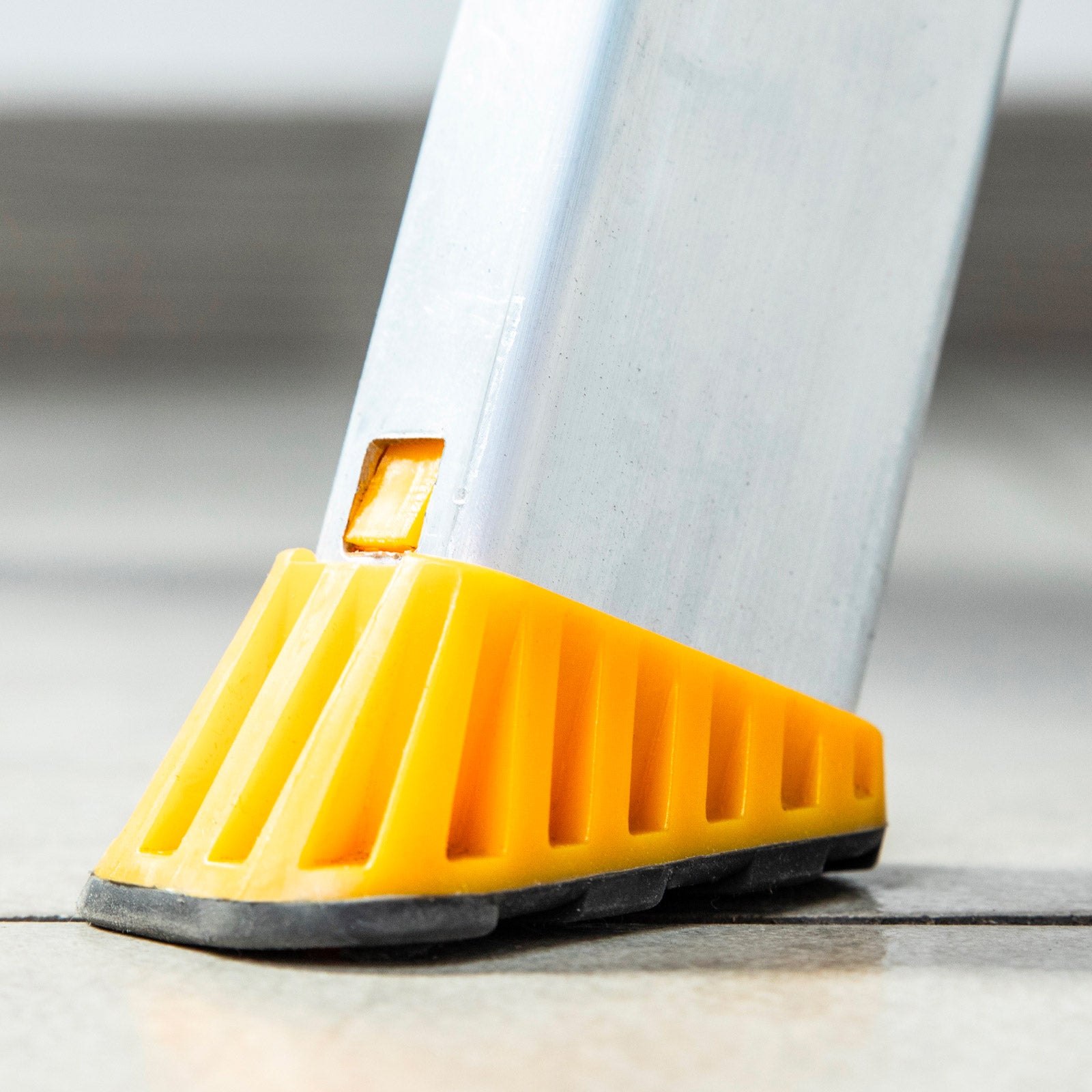 HOSTRÖM Escabeau 5 marches en aluminium, Marche pied pliable, Porte-Outils, Marches extra-large 12cm, Usage Domestique et Professionnel, Garantie 5ans - 9