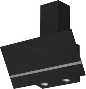 CIARRA Hotte Aspirante Inclinée 60cm 580m³/h Classe A+ 3 Vitesses Recyclage Et Evacuation 2 Filtres A Charbon Noir Cd6765ab 96246494