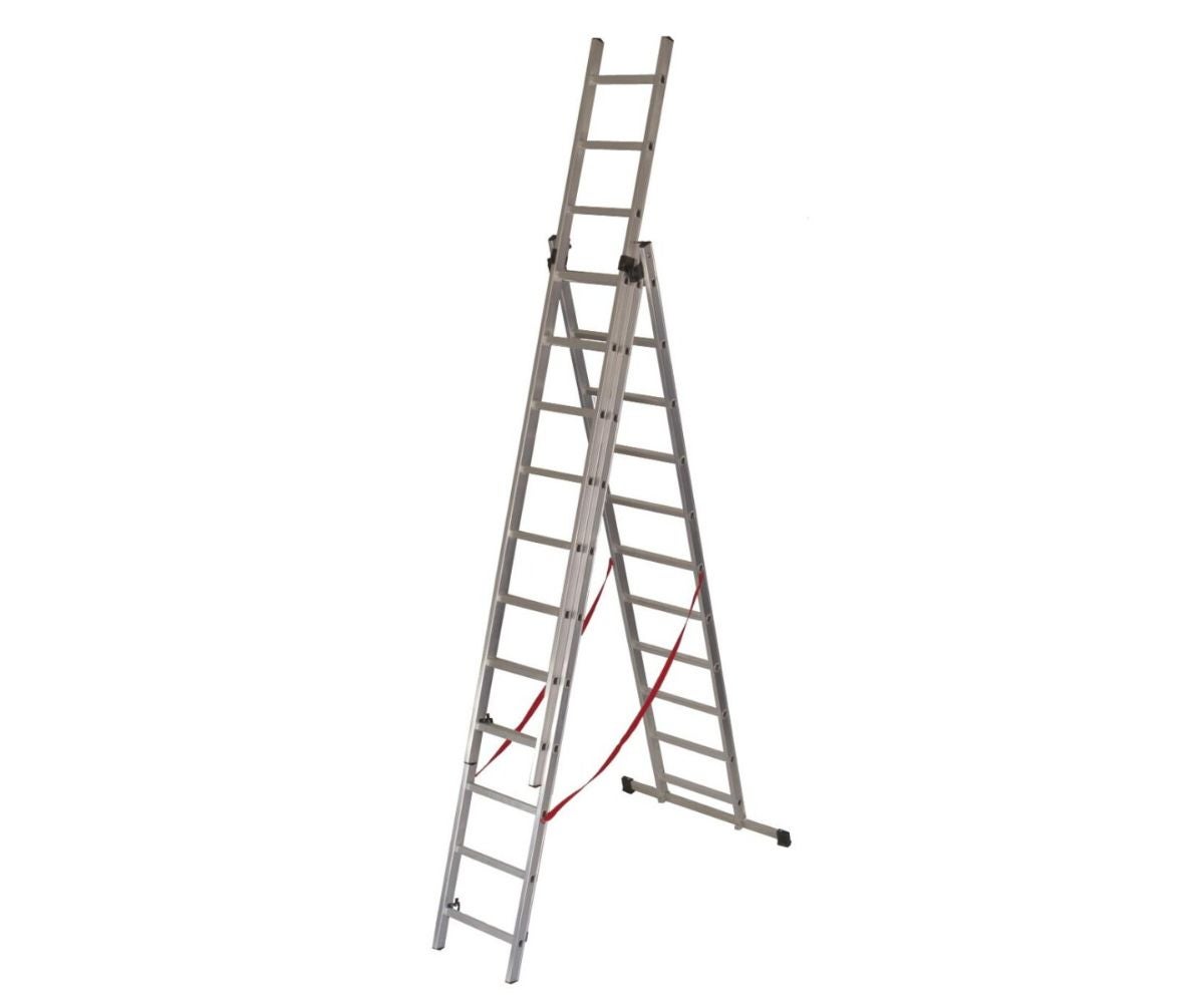 Drabina aluminiowa 3-elementowa Basic 3x11 150kg 297cm