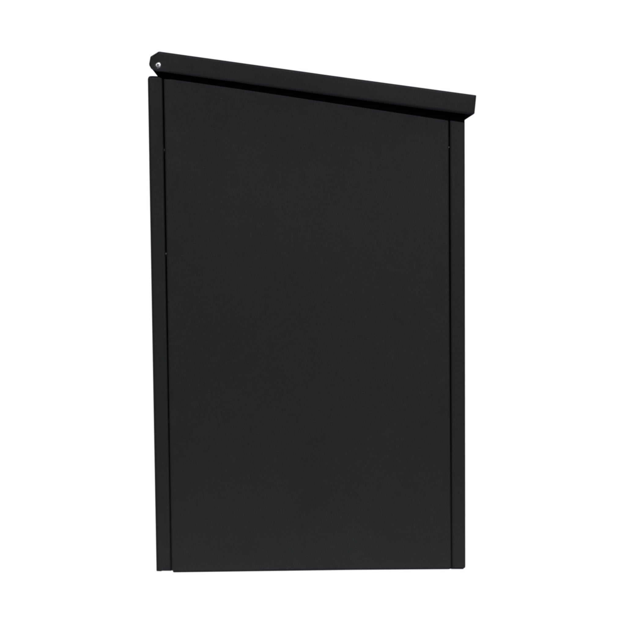 Boîte à Colis & Lettres Anti-Vol Murale en Acier Noir Murale Colissimo Grande Boîte jusqu'à 35 x 19 x 15 cm - 100 % - 6