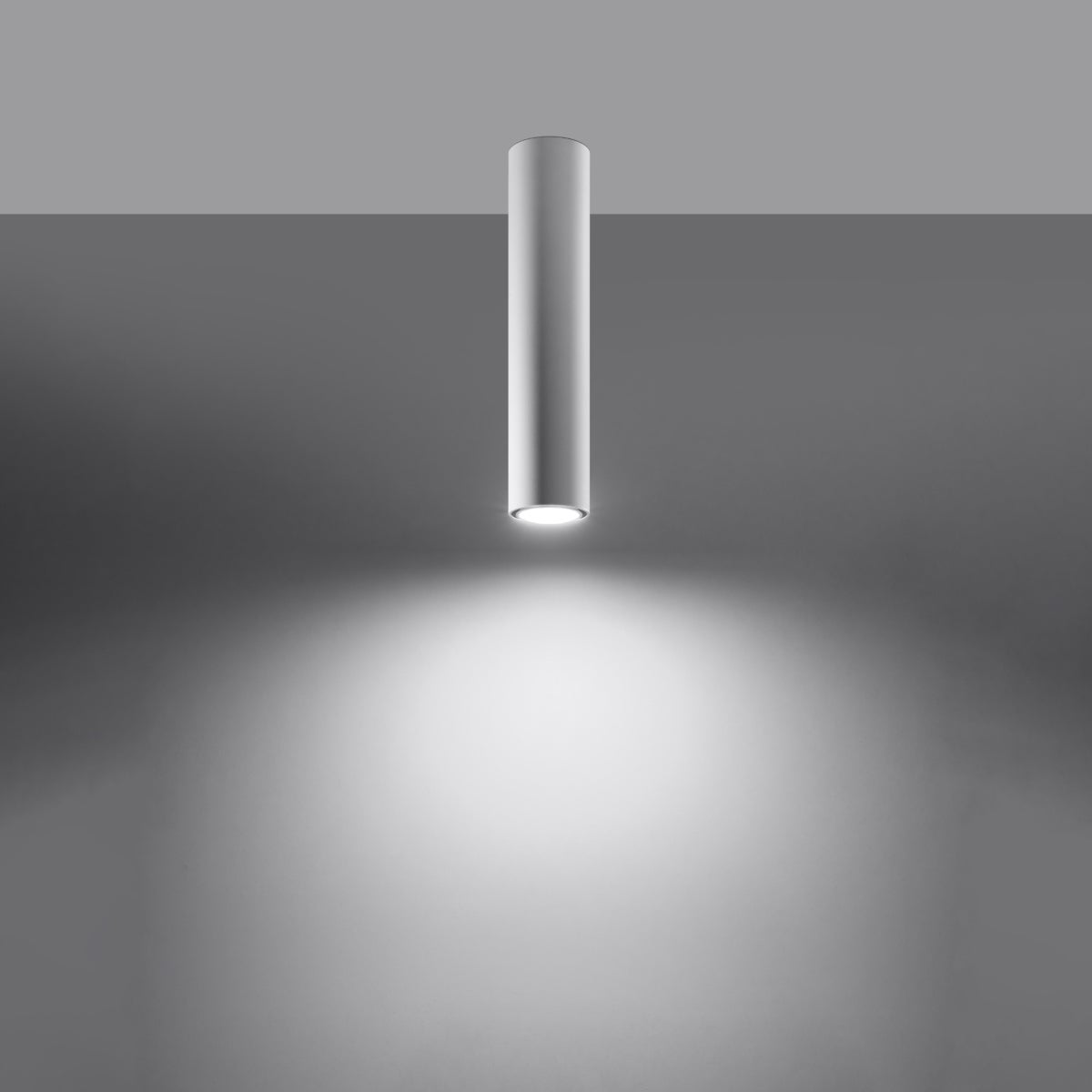 Plafon TORIS 40 biały LED 3000K - 6x6x40cm Sollux