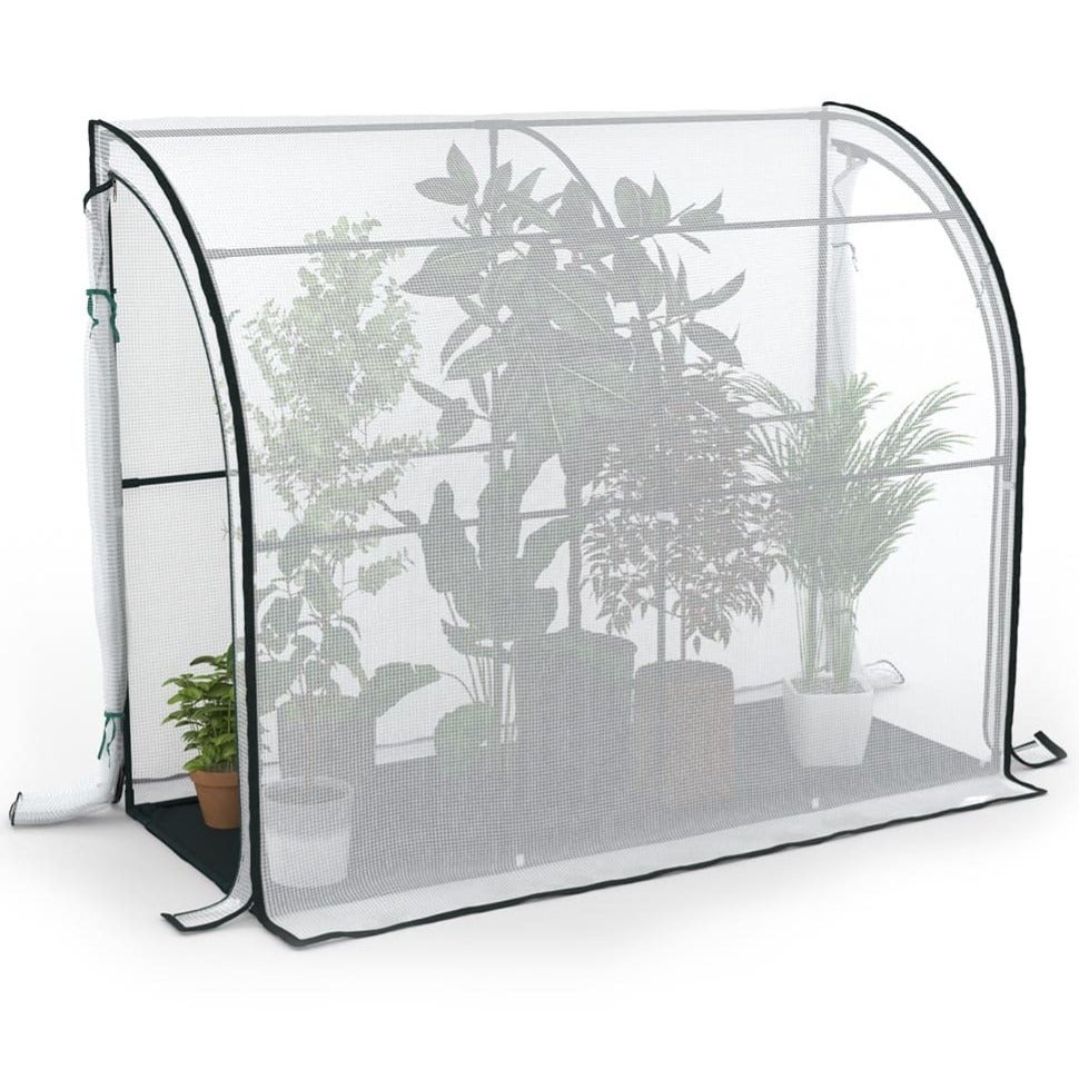 Mini Serre D'Hivernage Pop-up - 70x70x80cm - PVC Transparent - Pour Plantes, Légumes, Fleurs (Intérieur/Extérieur)