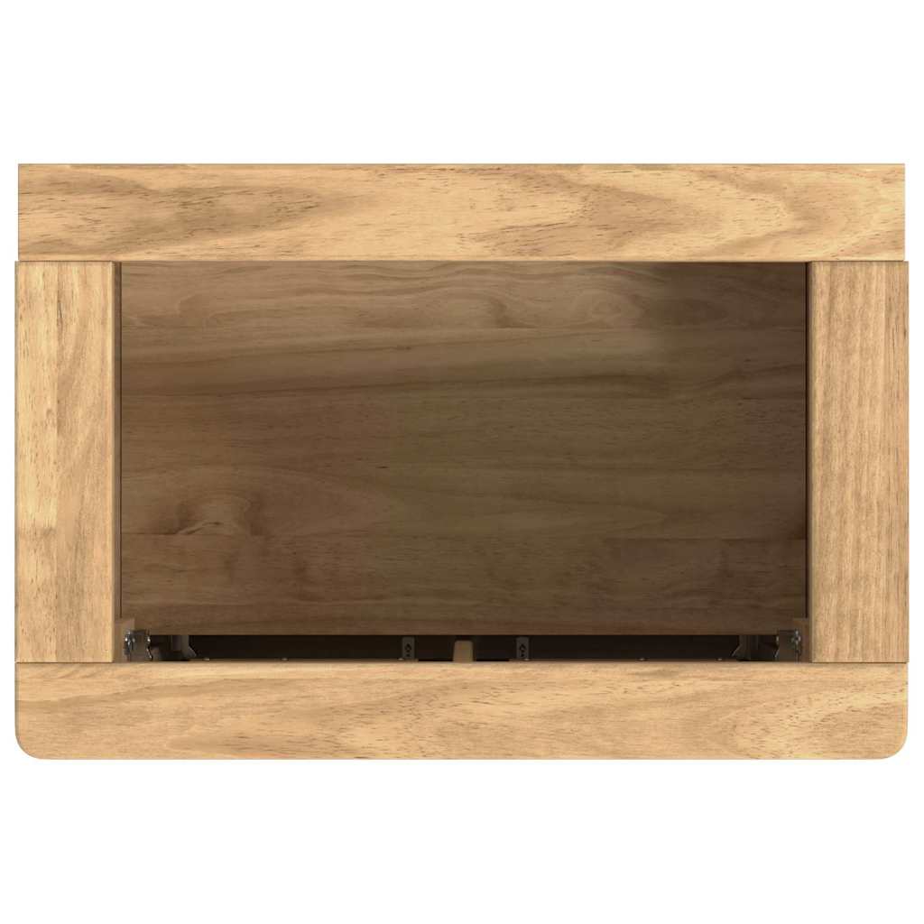 Mueble de lavabo para baño FLORO Marrón cera 60 x 40 x 80 cm vidaXL - 9