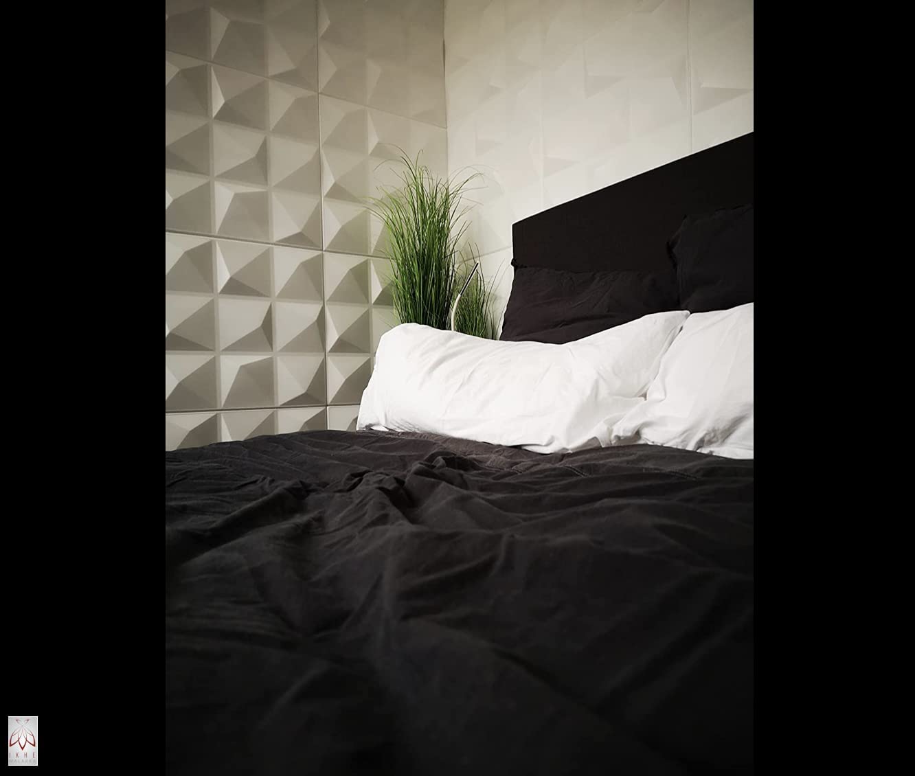 Panneaux muraux 3D décors revêtement mural panneaux de plafond POLYSTYRENE MATERIAL STYROPOR-TYPE 3mm force 8 pièces - 2m² Pyramide Blanc - 7