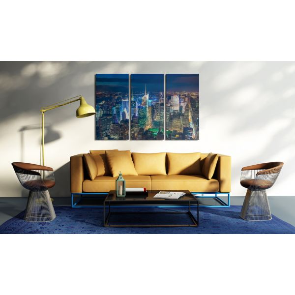 Tableau Villes Vue aérienne de la ville de New York 120x80 cm - 2