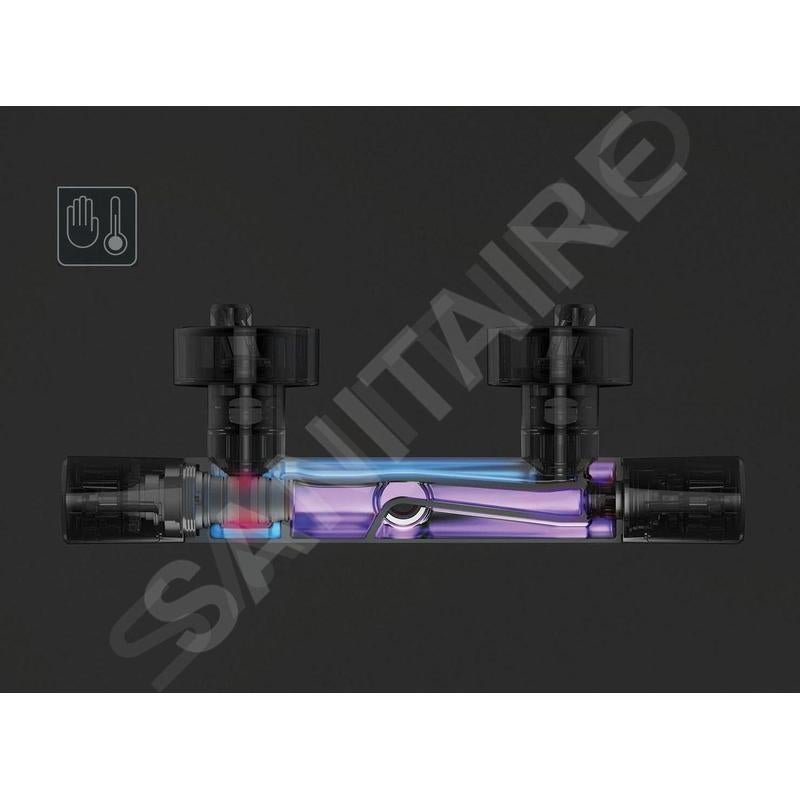 Ideal Standard Ceratherm S200 Thermostat de douche apparent, avec ...