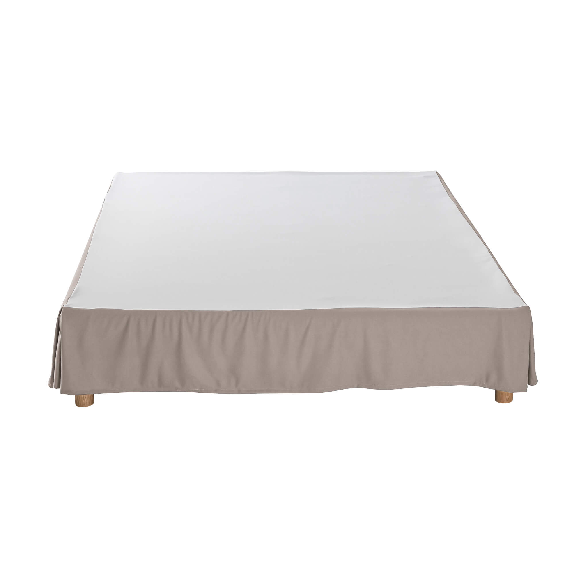 Cache-sommier intégral taupe 160x200 - 4