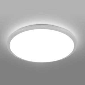Plafonnier LED 24W 2400lm – Lumière Blanc Froid 6000K – Moderne Rond Pour Chambre, Cuisine, Salle De Bain, Couloir