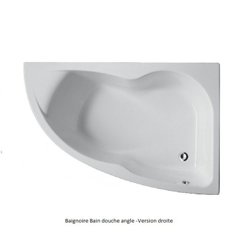 Baignoire d'angle 150 X 100 JACOB DELAFON Microméga Duo version droite - 5
