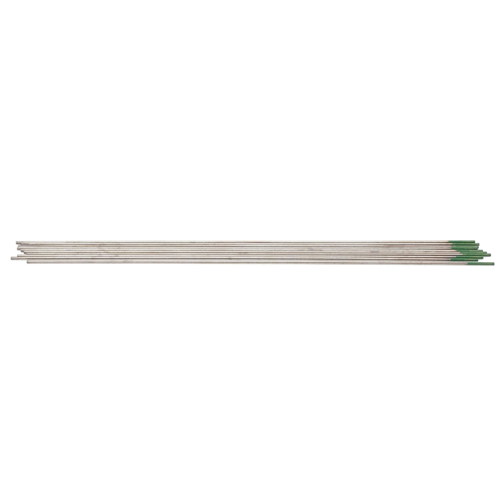 10 Electrodos De Tungsteno Puro Con Punta Verde Para Agujas De Soldadura Por Arco De Argon Wp 1 0 X 150 Mm 94982893