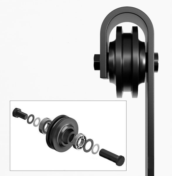 System drzwi przesuwnych zestaw barn door - 3