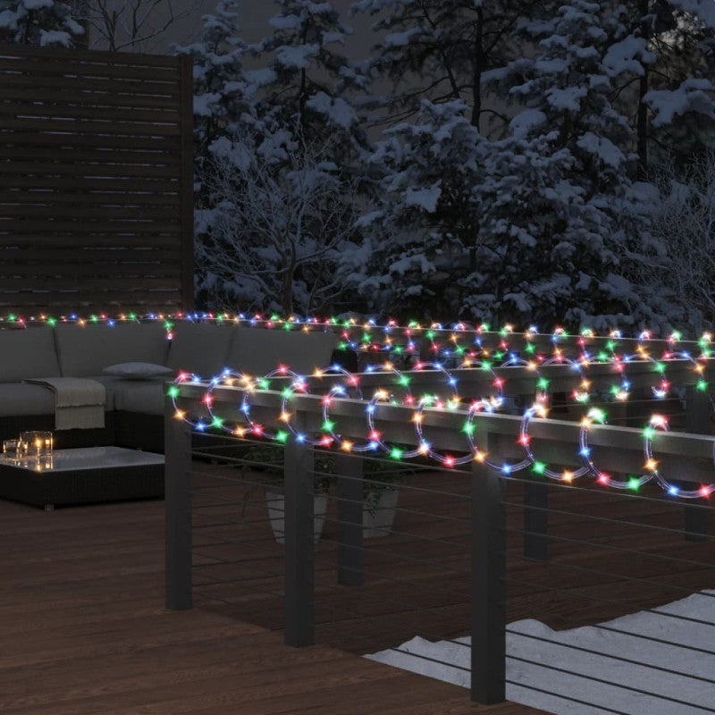 Wąż świetlny, 240 LED, wielokolorowy, 10 m, PVC