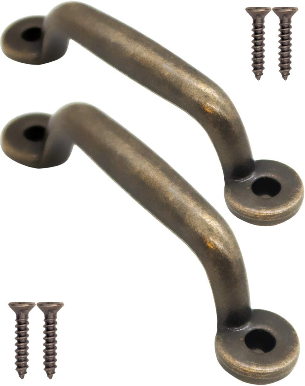 Lot De 2 Loquets Décoratifs En Bronze Antique Pour Boîte à Bijoux En Bois 6 Pieces