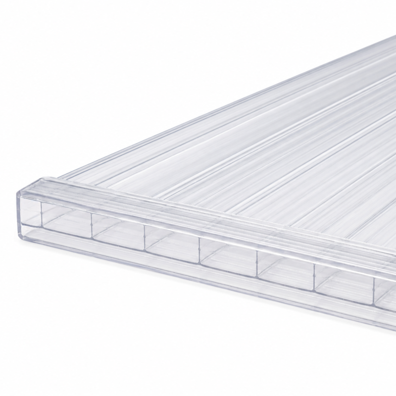 Profil polycarbonate de bordure et obturation - Coloris - Transparent, Epaisseur - 6 mm, Longueur - 210 cm - 5