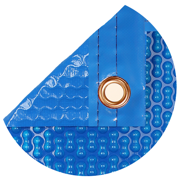 Bâche thermique 700 microns Geobubble de 5 x 2,5m avec renfort autour du contour - 4