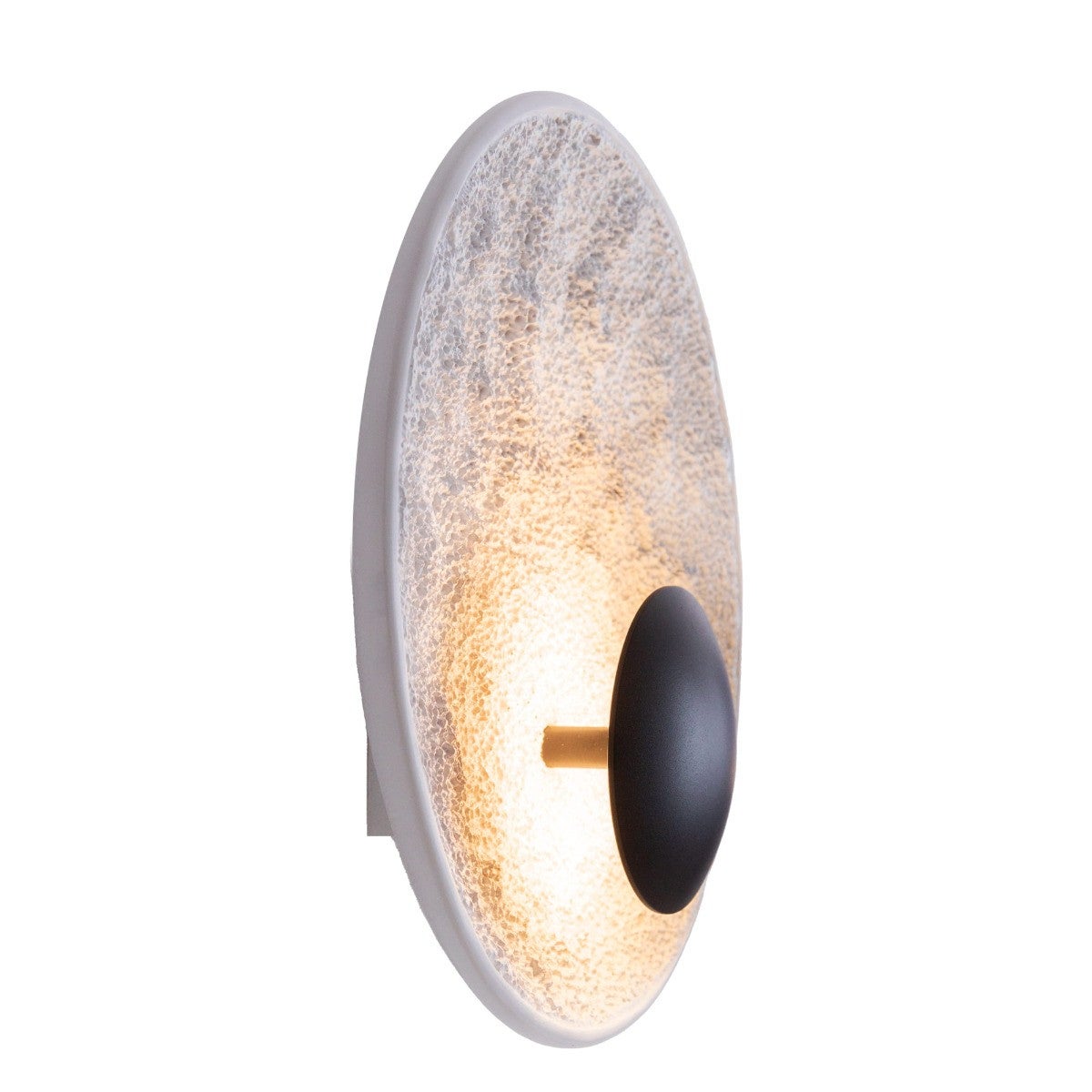 Kinkiet ścienny Oyaka czarny LED 5W 3000K 300lm wym: 29 x 29 x 9,5 cm ceramika / gips IP20 Maxlight