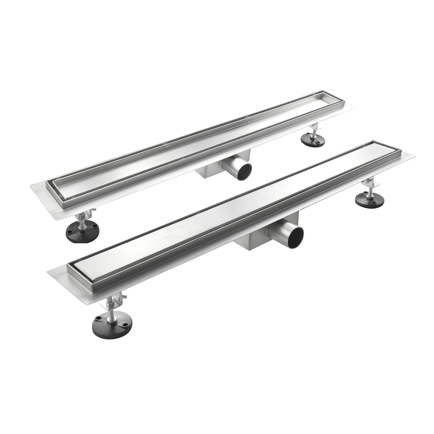 Parrilla de desagüe en acero inox 100x 7 cm regulable a suelo mod. style