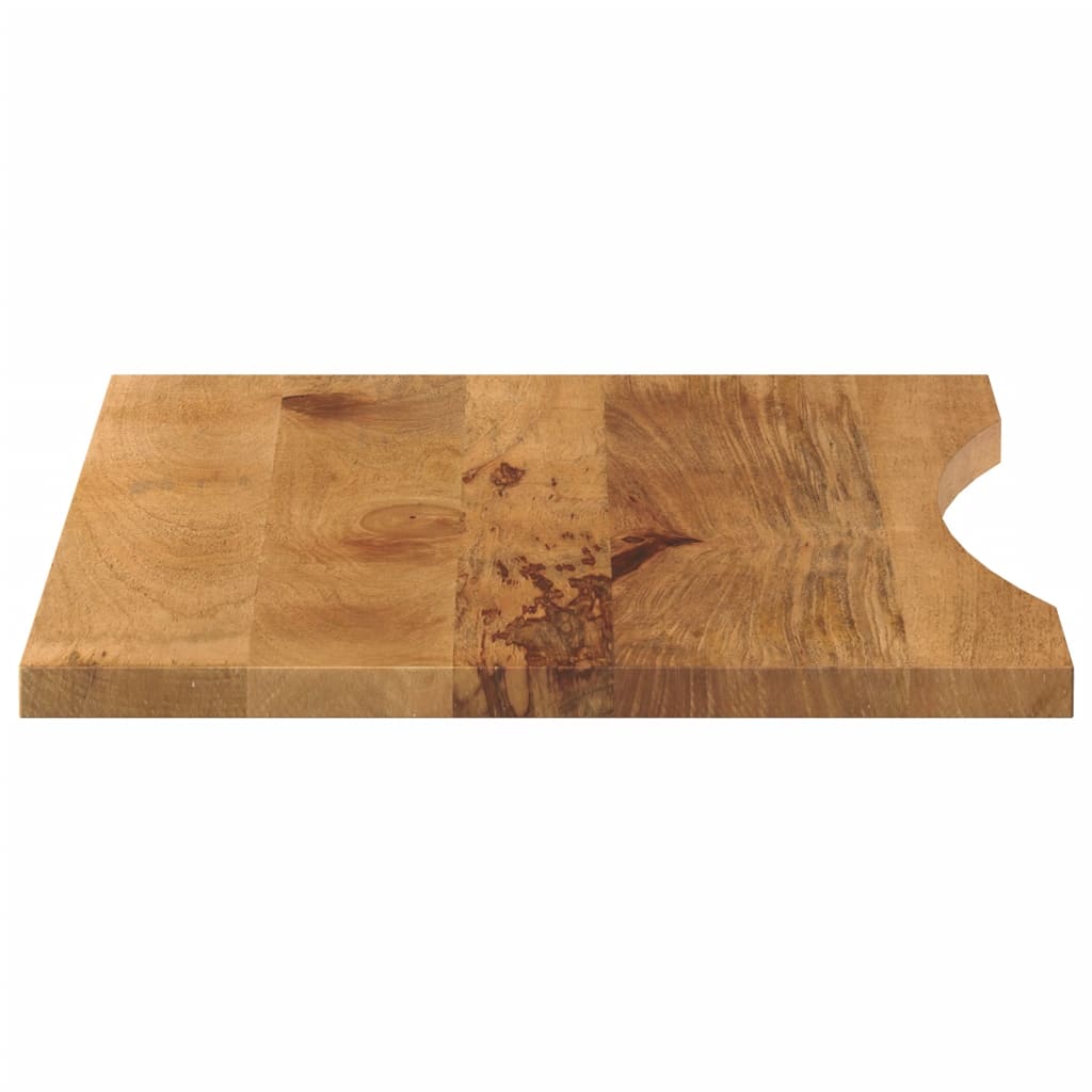 Maison Exclusive - Dessus de bureau avec courbe 100x60x2,5 cm manguier massif brut - 4