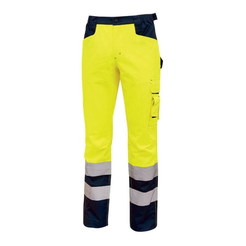 U-Power - Pantalon jaune haute visibilité LIGHT - Jaune - 4XL - 6