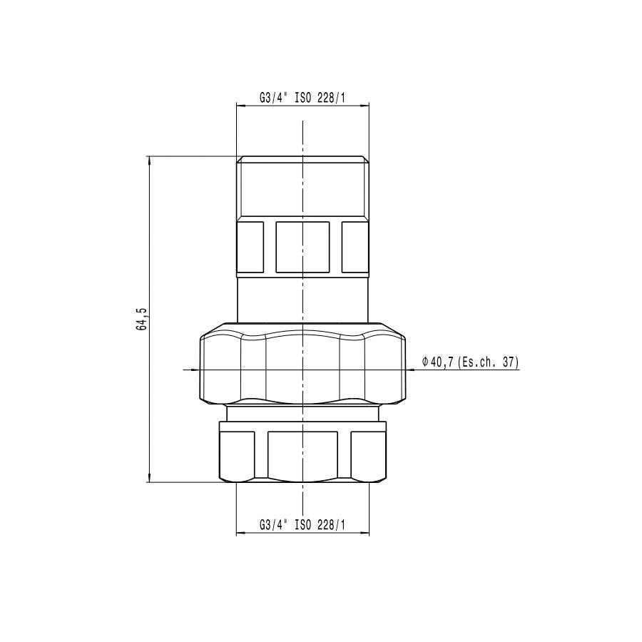 Raccord rapide pour vase 20/27 - 2