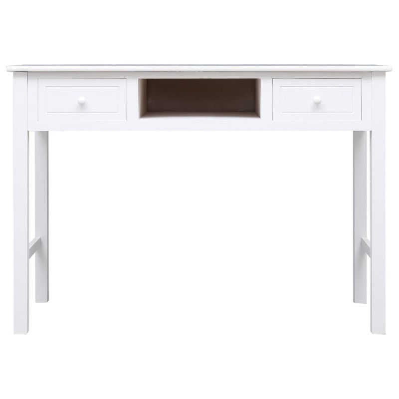 Buffet Blanc 108x45x76 cm Bois de Paulownia massif - 4