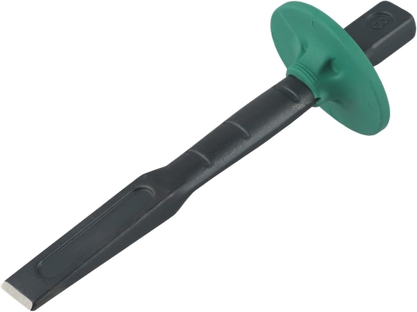 Dłuto murarskie płaskie do betonu, kamienia, cegły i muru z amortyzującym, miękkim uchwytem – 19,8 cm