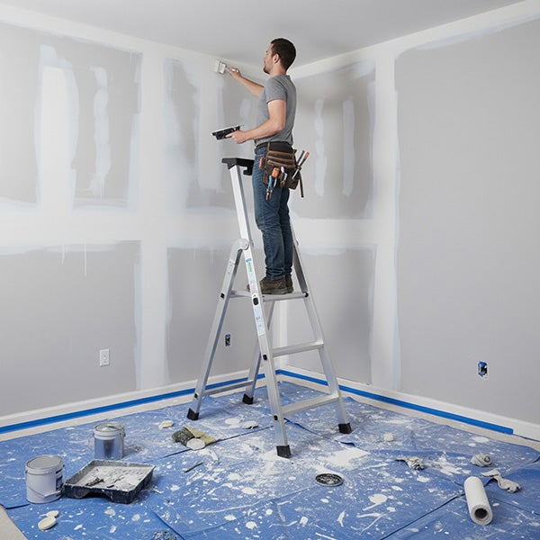 Echelle Domestique Marches Carrées Aluminium 4 Facal - 5