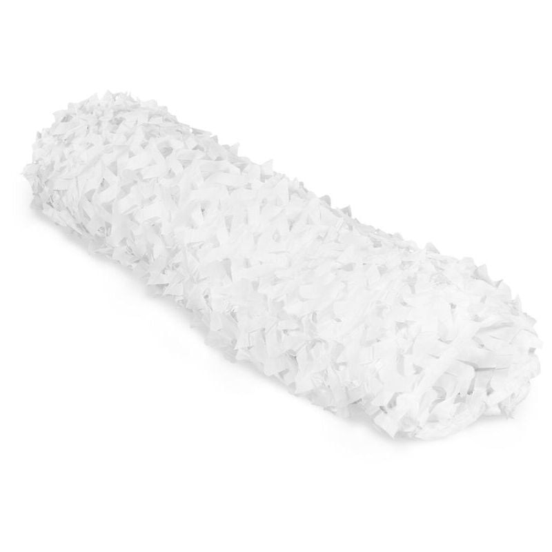 Voile d'ombrage rectangulaire design camouflage 3x6M blanc, voile d'ombrage, filet d'ombrage - 3
