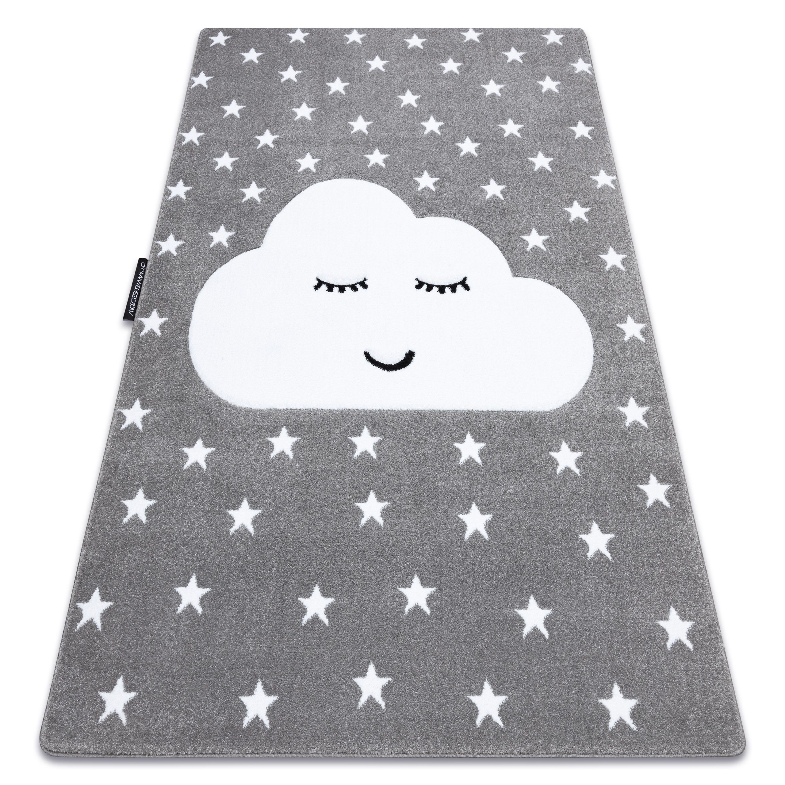 TAPISO Baby Tappeto per Cameretta dei Bambini Grigio Blu Nero Cactus Pois 140 x 200 cm | Leroy Merlin TAPISO Baby Tappeto per Cameretta dei Bambini Grigio Blu Nero Cactus Pois 140 x 200 cm | Leroy Merlin