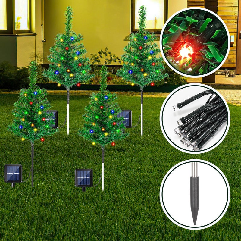 Luci Di Natale Ad Energia Solare 8 Modalità 4W Luci Decorative Per Giorno Di Natale Multicolore Batteria Impermeabile Per Patio Giardino 93583587