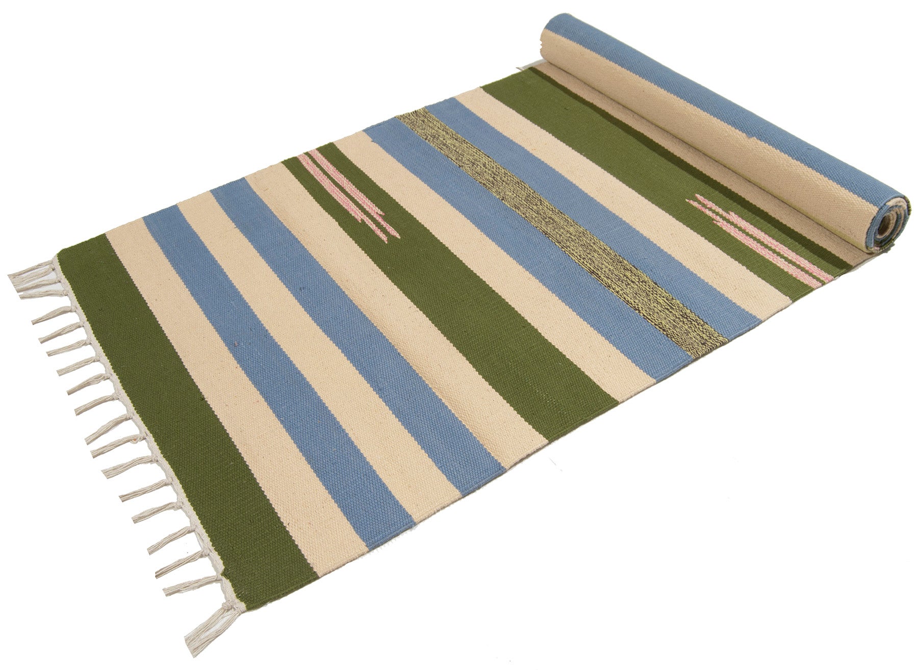 Oryginalny, ręcznie robiony kilim, 100% bawełna, 200x60 cm