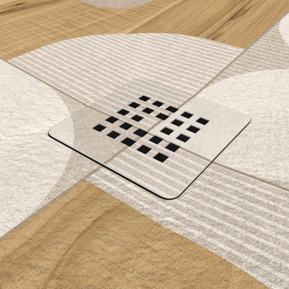 VAROBATH | Piatto doccia 3D 100x160 - Effetto legna WENRA - 3