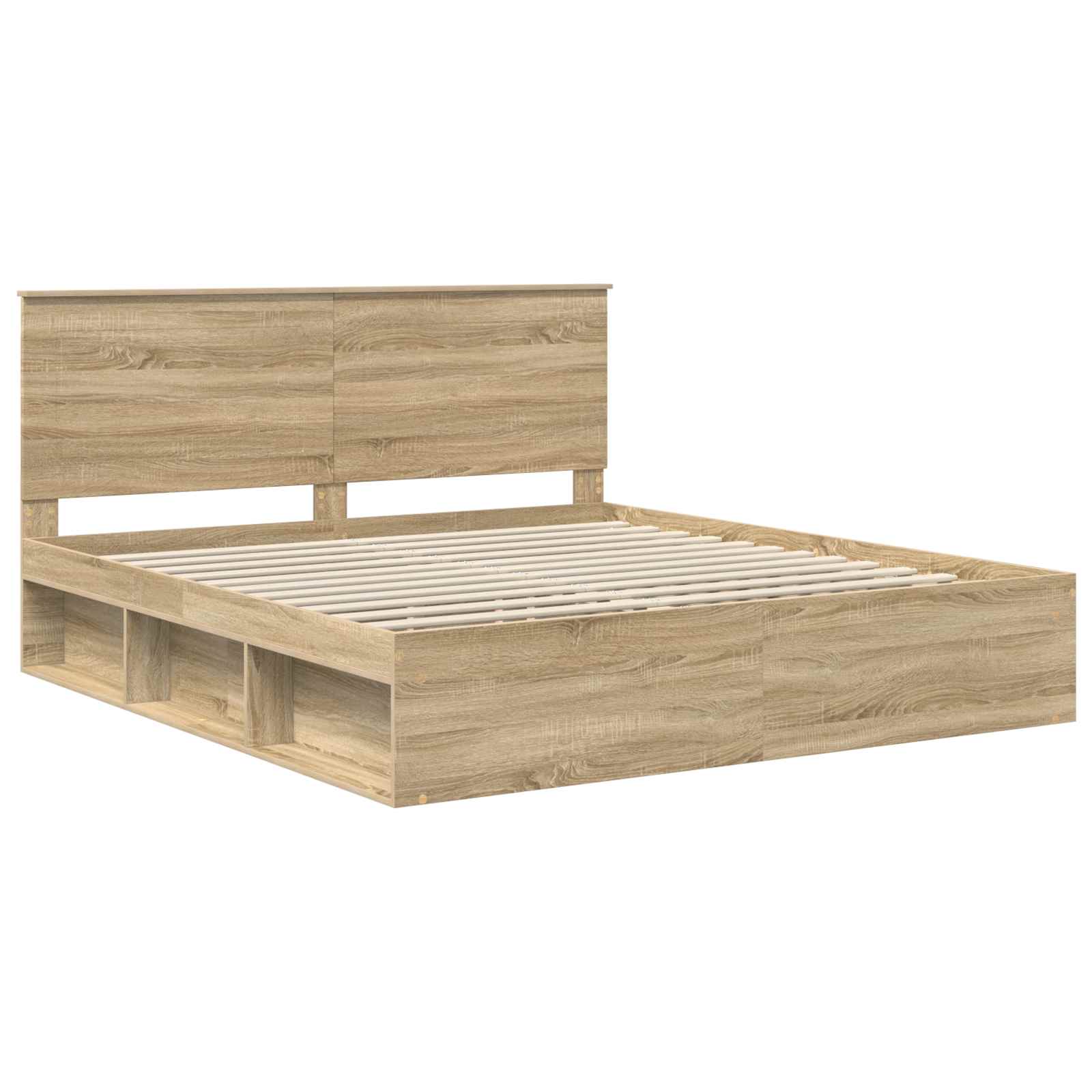 Cadre de lit 180 x 200 cm bois de pin massif - 4