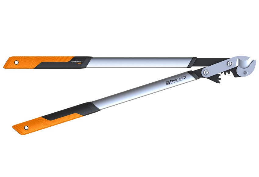 Sekator Fiskars PowerGear X ostrze inox PTFE uchwyt aluminiowy