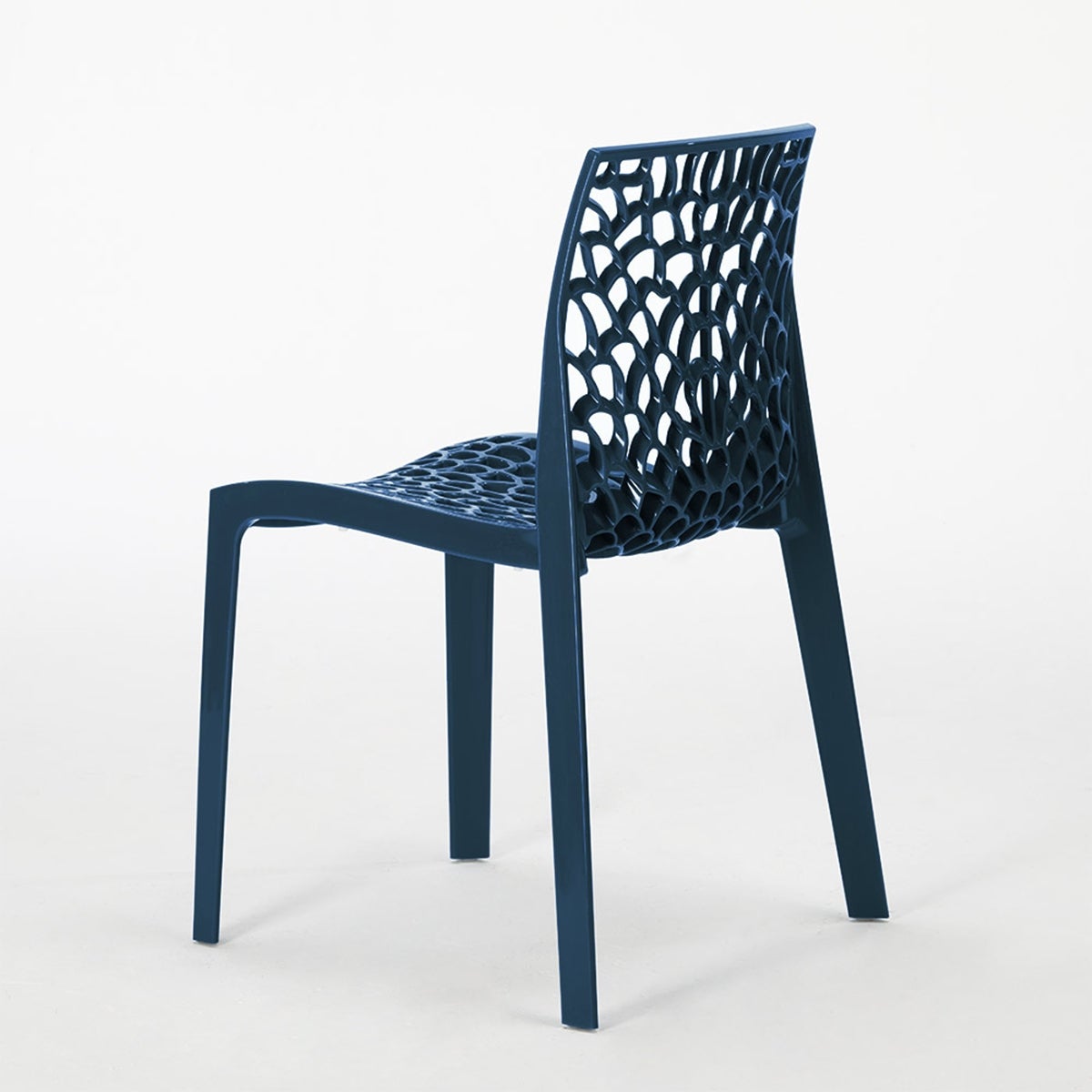 Sedie Cucina Bar Gruvyer In Polipropilene Impilabili Grand Soleil - Blu Scuro - 4