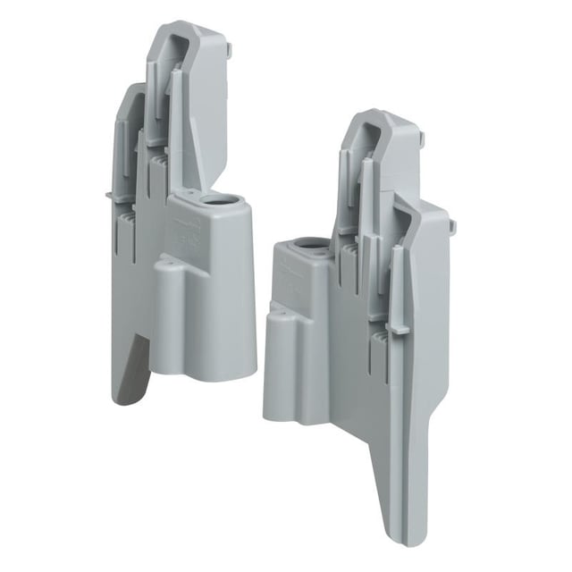 Support de fixation pour borniers ou supports vides dans coffrets Plexo_ 3 et 4 rangées 12 et 18 modules