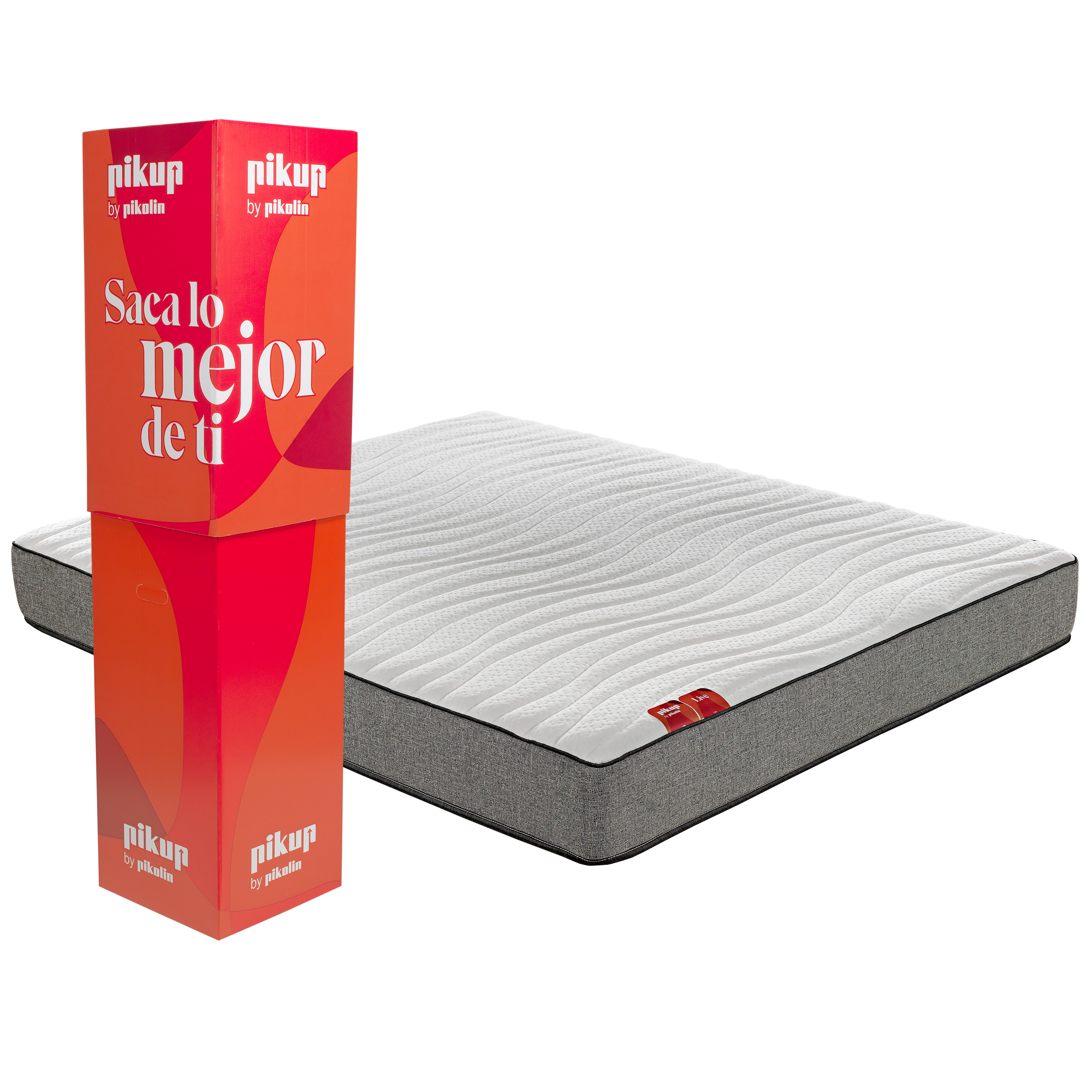 Colchón 150x190 enrollado de visco y espuma hr 22cm pikolin de firmeza alta - pikup live