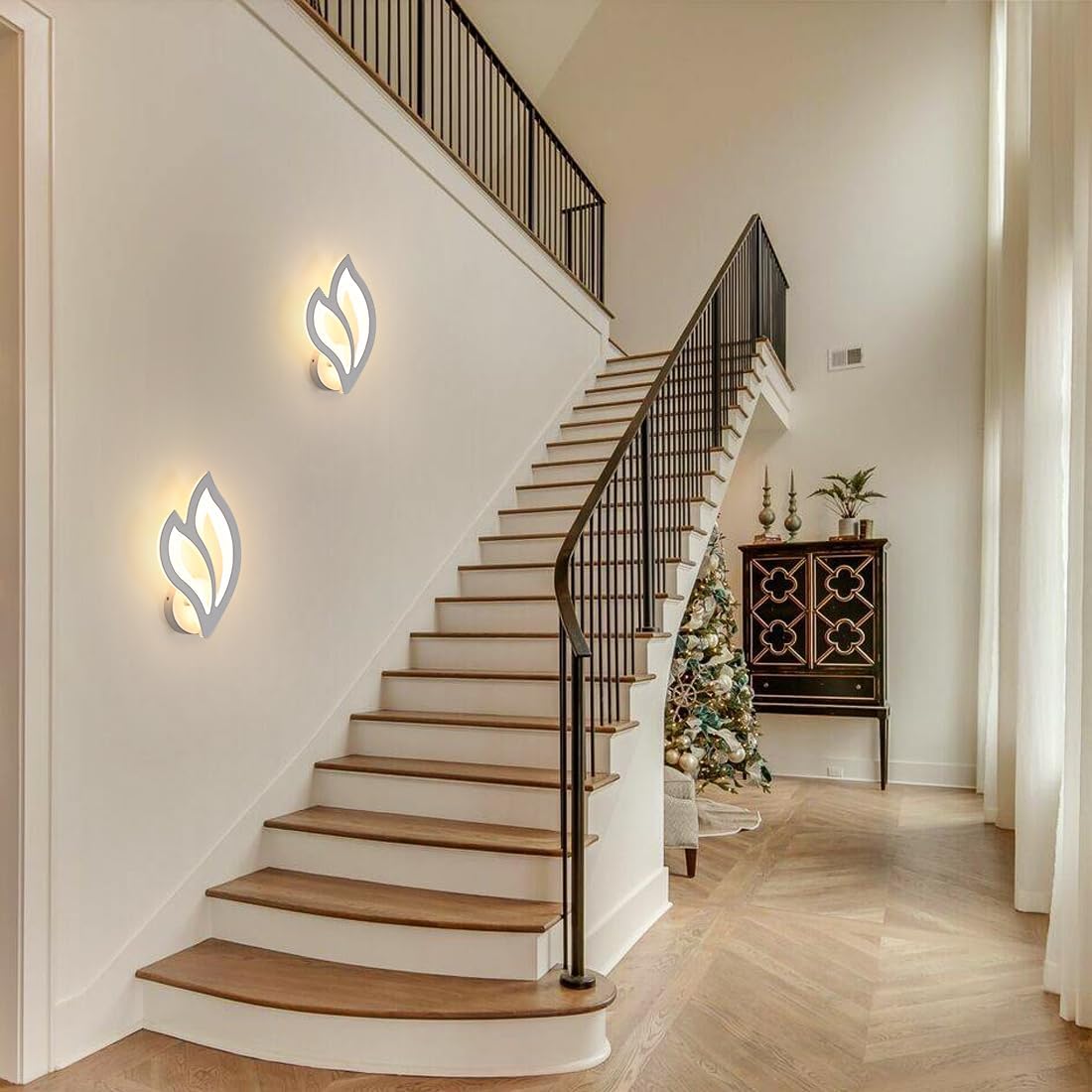 Applique LED Chambre Applique Murale Moderne Fleur Moderne