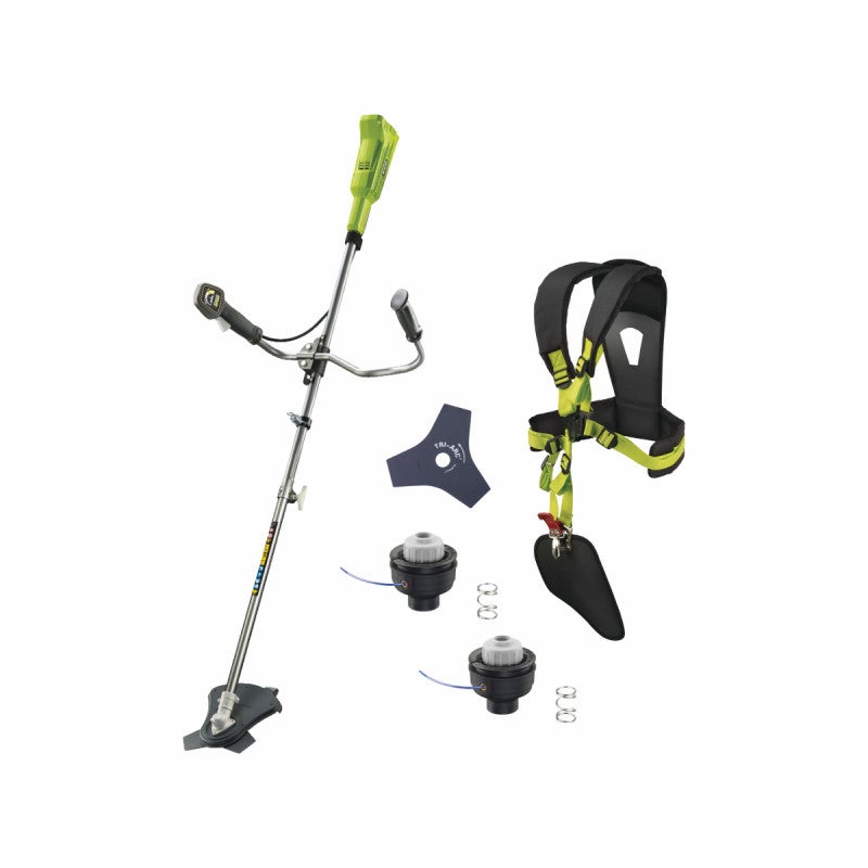 Pack RYOBI débroussailleuse 18V One+ OBC1820B - tête complète simple ...