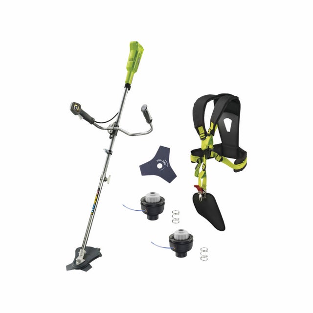 Pack RYOBI débroussailleuse 18V One+ OBC1820B - tête complète simple fil diamètre 1,6mm RAC114