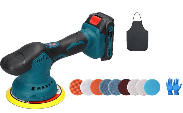 Yofuly Lucidatrice Auto A Batteria Er MMAKI-TA 18V 21V Batteria - Foto 5