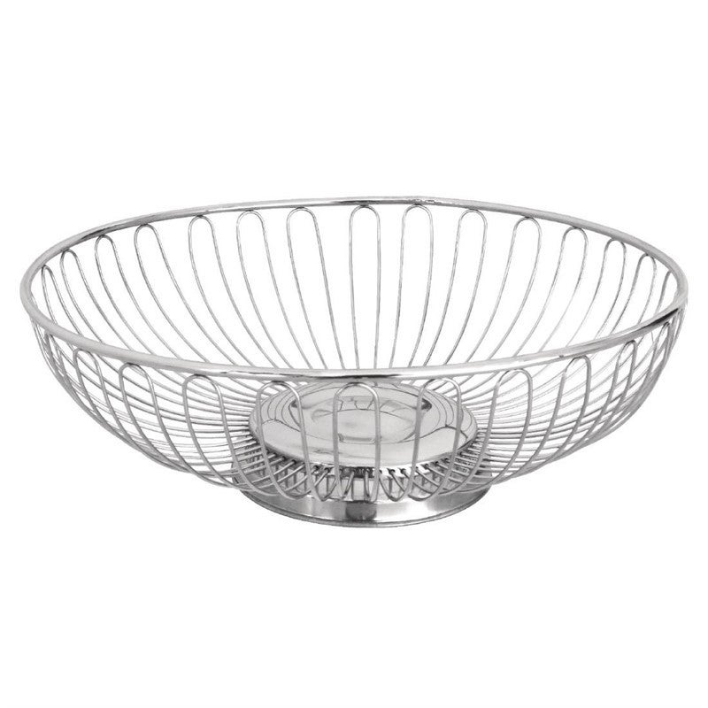 Corbeille Inox à Fruits ou Pain - 255 mm - Olympia | Leroy Merlin