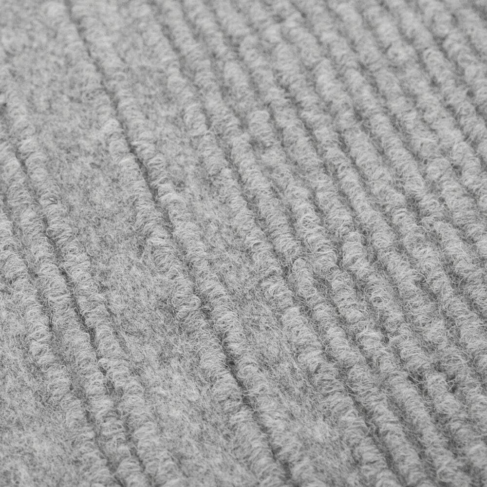 Tapis Coureur Intérieur Extérieur Couloir Escalier Absorbant Antidérapant Gris 67x80 cm - 4