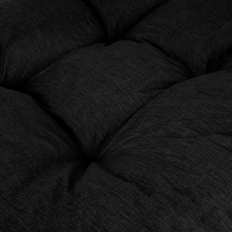 Coussins palette lot en polyester BANANAIR 120x80x15 cm noir - 4