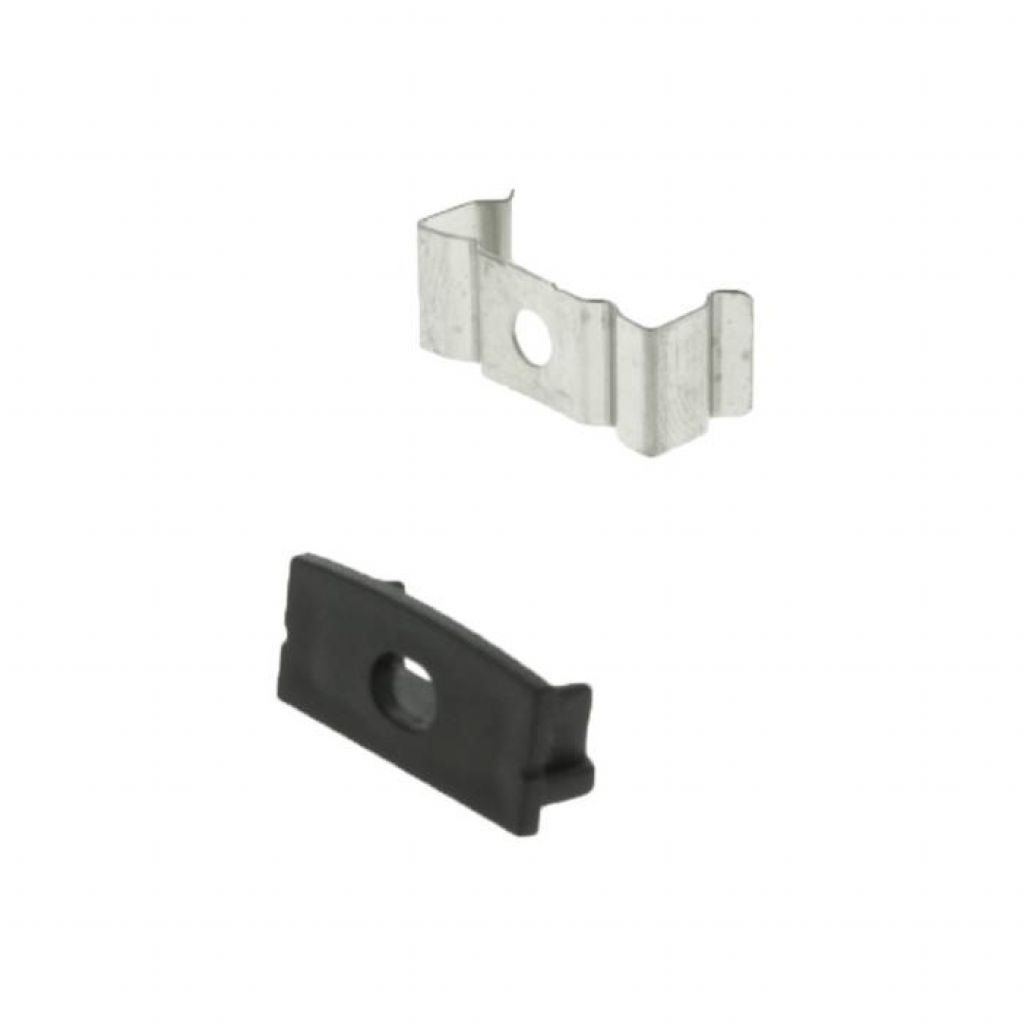 Perfil de aluminio negro para tira LED 2000 x 23,5 x 10mm - 2