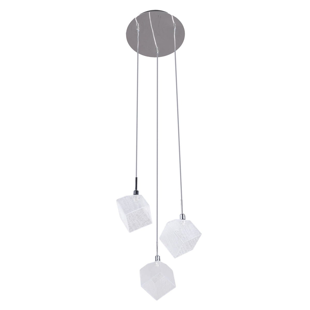 Lampa wisząca Zen chromowana 3xG9x28W nowoczesna wym: 120 x 30 x 30 cm metal Italux