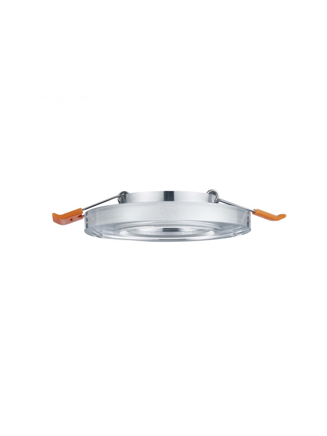 Oprawa sufitowa wpuszczana podtynkowa Pirin srebrna 1xGU10x10W okrągła IP20 wym: 9 x 9 cm szkło Trio - 7